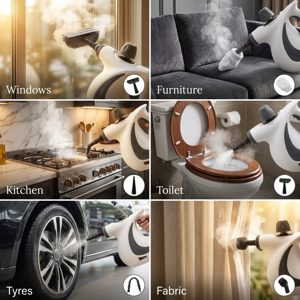 Steamova™  Handheld Steam Cleaner